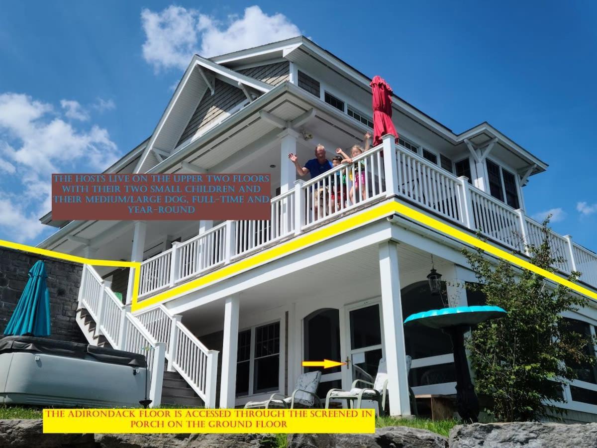 Apartament Loza House Adirondack Screened-In Porch Unit Lake Front Plattsburgh Zewnętrze zdjęcie